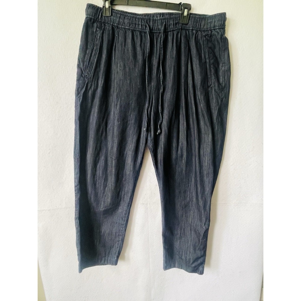 Old Navy Women's Denim Pants, Size XL,with Pockets And Elastic Waist